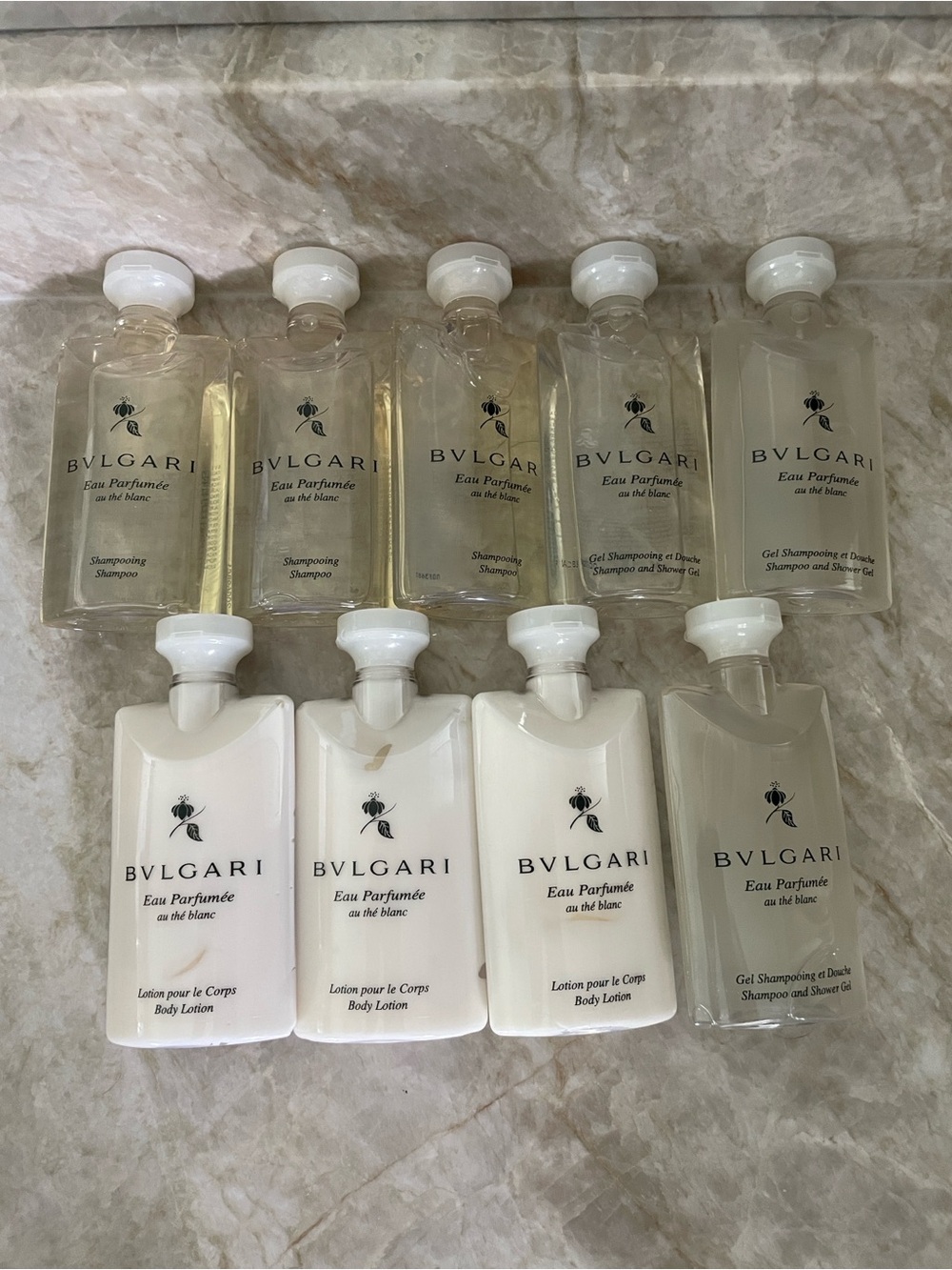 Bvlgari Eau Parfumée au thé blanc Clear and White Travel Bottles